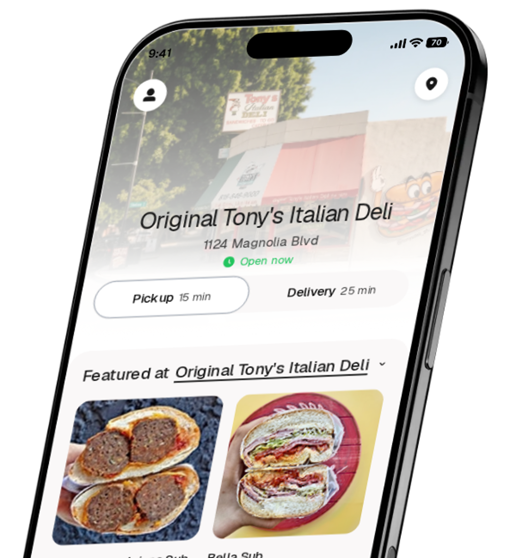 Original Tony's Italian Deli app preview